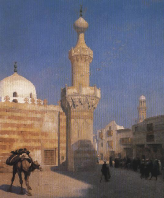 Jean - Leon Gerome A Hot Day in Cairo oil painting image